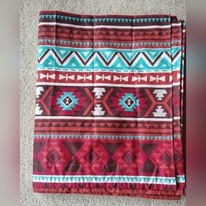 Window Valance Set Of 3 Southwestern Motif